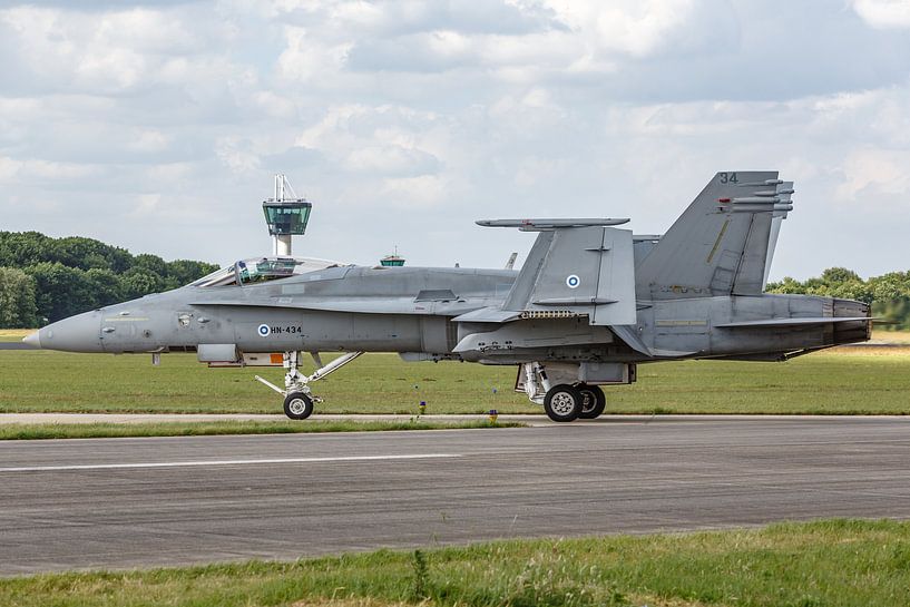 Boeing F/A-18C of the Finnish Air Force. by Jaap van den Berg