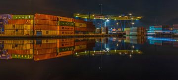 Alphen aan den Rijn - Containerterminal Alpherium van Frank Smit Fotografie