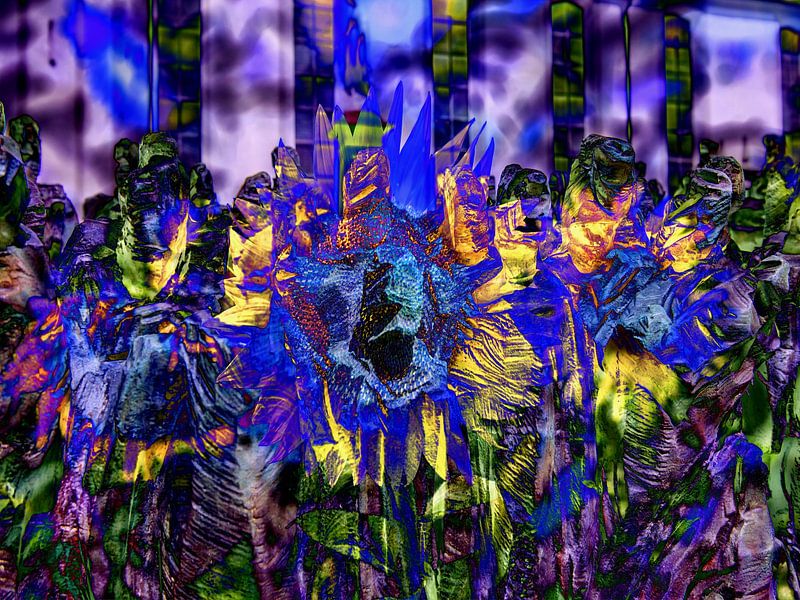 ABSTRACT : GELE KRACHT van Photoart-Naegele