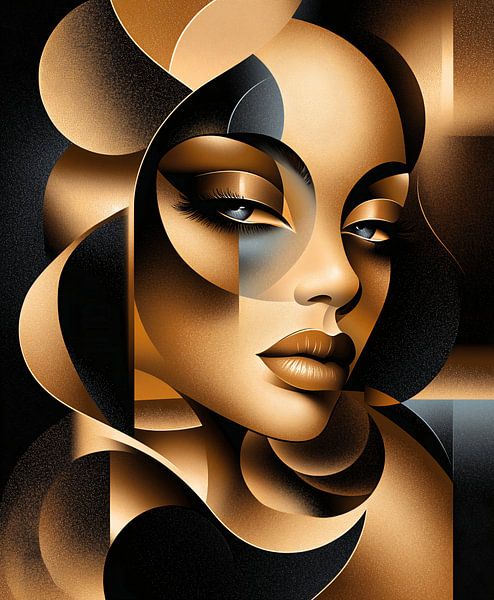 Attitude in Gold by Jacky