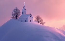Winterliche Berglandschaft