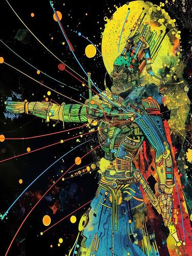 Alien Style Abstract