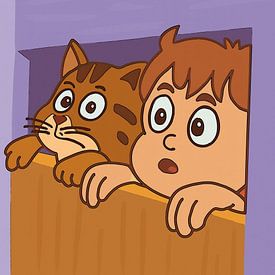 A curious glance over the edge by Jose Lok