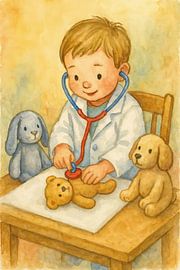 Der Plüschtierarzt (AI) (Stofftiere, Anziehsachen, Spiel, Spielzimmer, Vorschule)