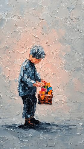 Zerbrochenes Spielzeug – Farbverlauf – Surreal – Emotional – Kunstfigur – Szene