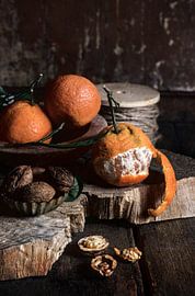 Autumn still life with mandarins by Augen | Blicke Foto-Art
