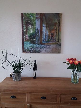 Portikus in einem ehemaligen Krankenhaus