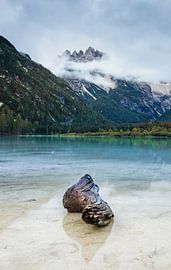 Lake Dürrensee in the Dolomites by Nils Steiner