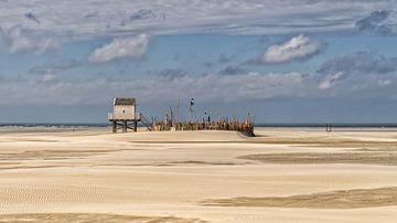 Drenkelingenhuisje Vliehors Vlieland van Roel Ovinge