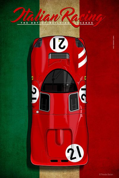 Italian Racing, Ferrari 330P4 No.21 par Theodor Decker