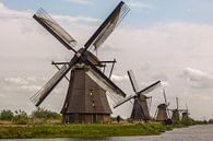Windmolens op de Kinderdijk van Stefan Verheij thumbnail