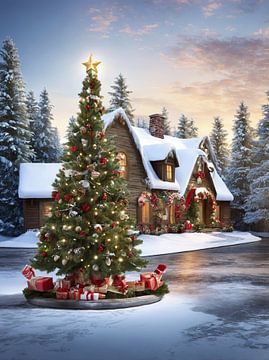 kerstboom van hisam colours