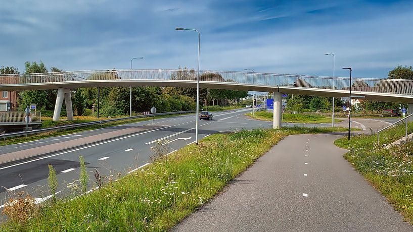 Pont pour cyclistes et piétons De Krul par Digital Art Nederland