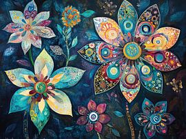 Flower painting | Abstract Flowers