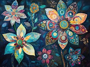 Blumenmalerei | Abstrakte Blumen