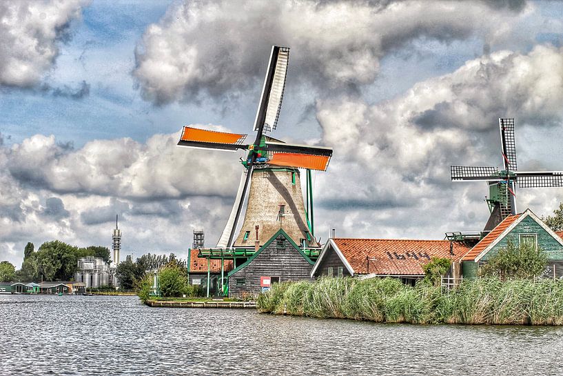 Mühlen Zaanse Schans Zaandam von Shirley Douwstra