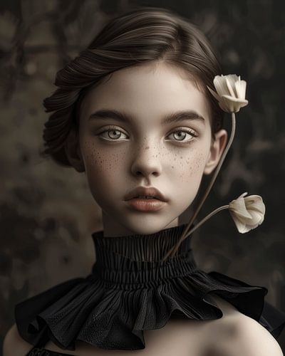 Portret met een klassiek tintje