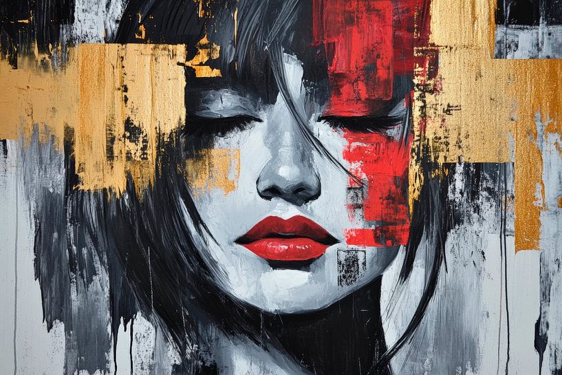 Couleurs du silence - Portrait de l'âme Ombres vivantes par Poster Art Shop