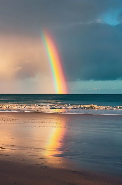 Esthetiek op het strand van fernlichtsicht