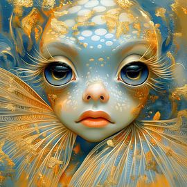 Yeux de poisson - no 1 - zoomé sur Marianne Ottemann - OTTI