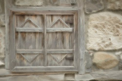 Wooden shutter