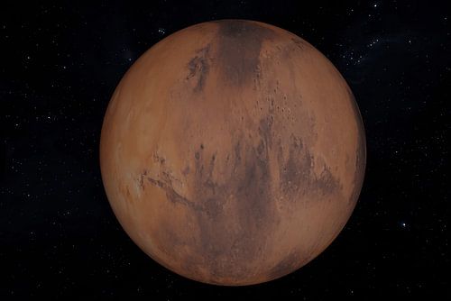 3D Render van de planeet Mars