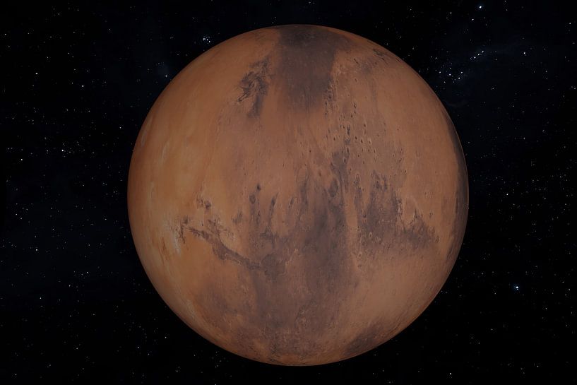 3D Render of the planet Mars by Tom Voelz