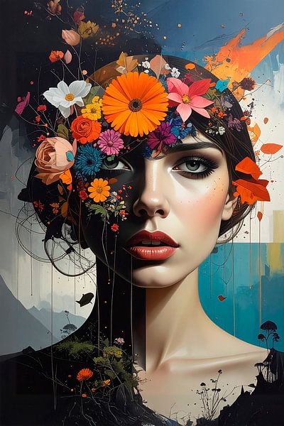 Blumen Frau... von Ans Bastiaanssen