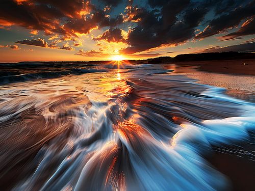 Zonsondergang in Griekenland