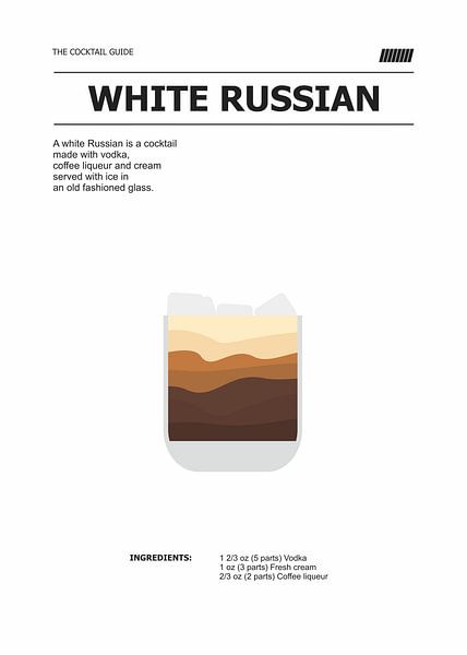 white russian cocktail by Ratna Mutia Dewi