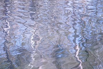 Reflectie van Bomen in het Water van Nanda Bussers