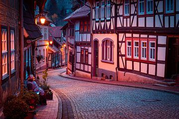 Stolberg in the evening by Martin Wasilewski