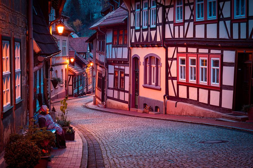 Stolberg am Abend von Martin Wasilewski