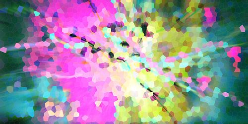 Modern, Abstract Digitaal Kunstwerk in Diverse Kleuren