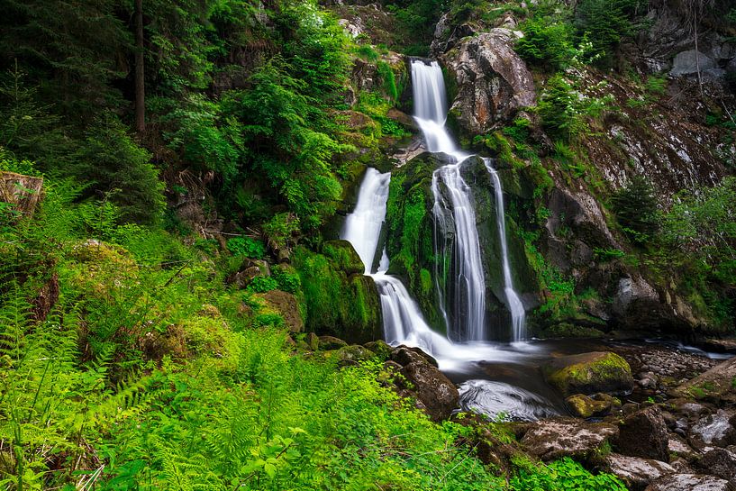 The Triberg waterfalls in spring by Christian Klös