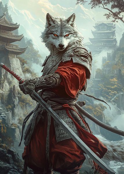 Kung Fu Wolf by FotoKonzepte