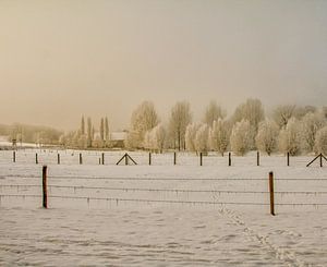 Bulkem Simpelveld in de sneeuw sur John Kreukniet