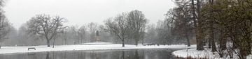 Vondelpark winter panorama van Richard Wareham