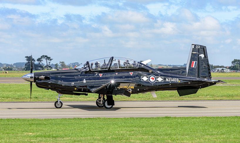 Royal New Zealand Air Force Beechcraft T-6C Texan II. par Jaap van den Berg