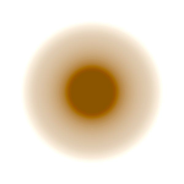 Sun Gold Ochre Gradient Abstract Art by Mad Dog Art