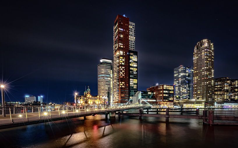 Rotterdam Skyline van Mario Calma