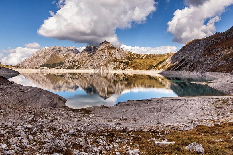 Reflecties @ Lünersee van Rob Boon