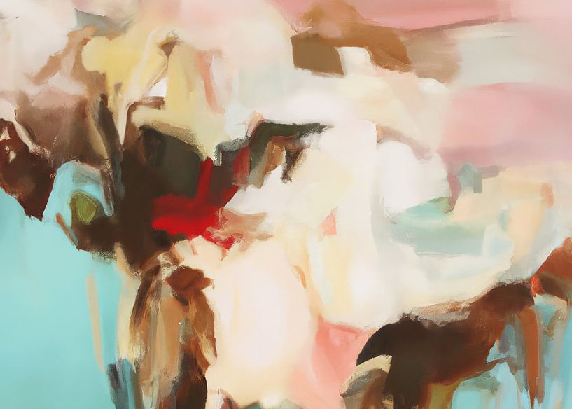 Abstrakte Malerei Pastell von Studio Allee