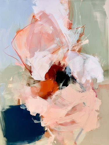 Modern brush strokes abstraction 02
