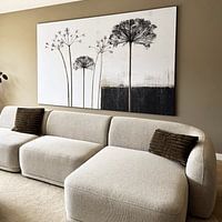 Klantfoto: Botanisch abstract in Japandi stijl van Japandi Art Studio, als ArtFrame