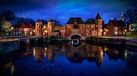 Koppelpoort Amersfoort golden hour von Michael van der Burg Miniaturansicht