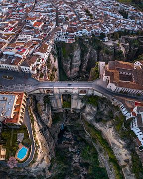 Über der Schlucht von Ronda, Spanien von Ewold Kooistra