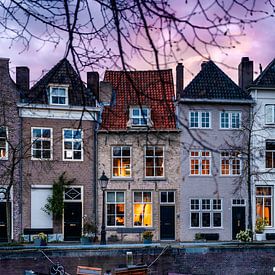 Schuinhuisje in de breda haven in den bosch van Bart Geers