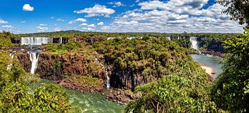 Die Iguazu Wasserfälle zwischen Argentinien und Brasilien