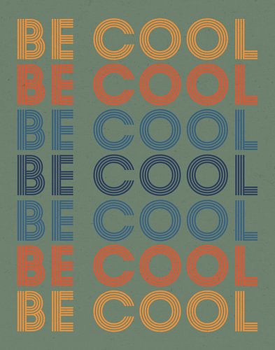 Retro Words II Green, Wild Apple Portfolio